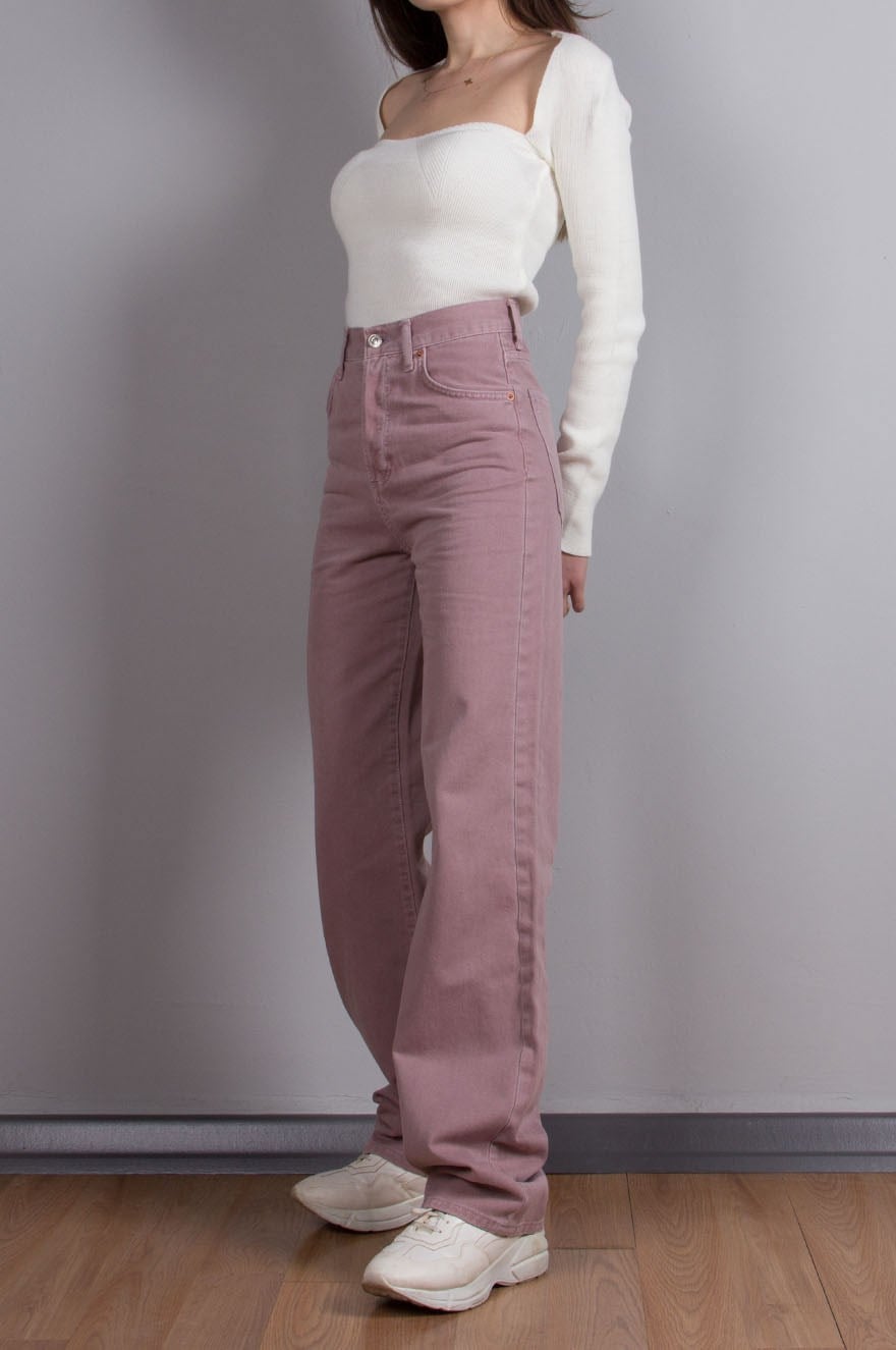 Gül Kurusu Straight Jean