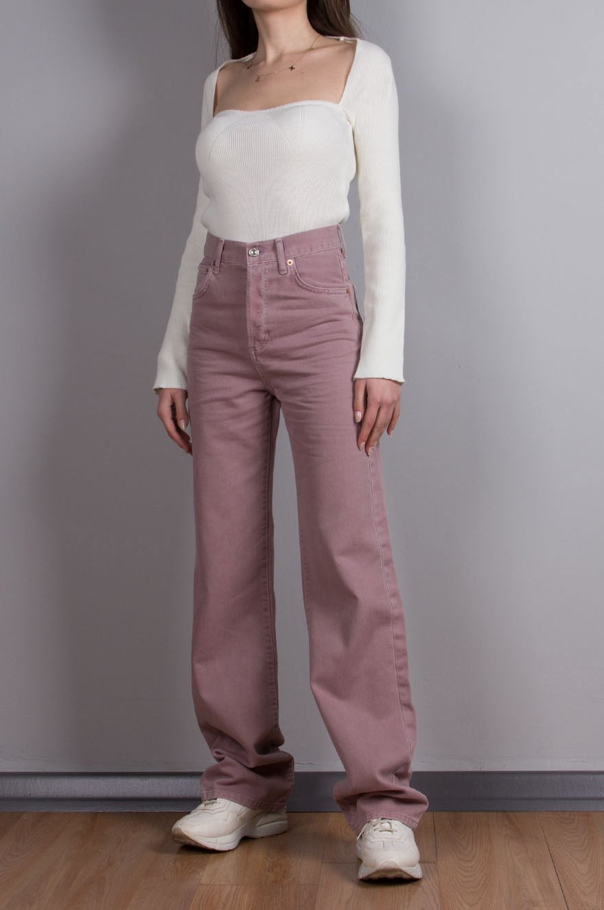 Gül Kurusu Straight Jean