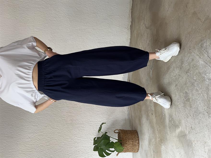 Gabardin Şalvar Pantolon - Lacivert