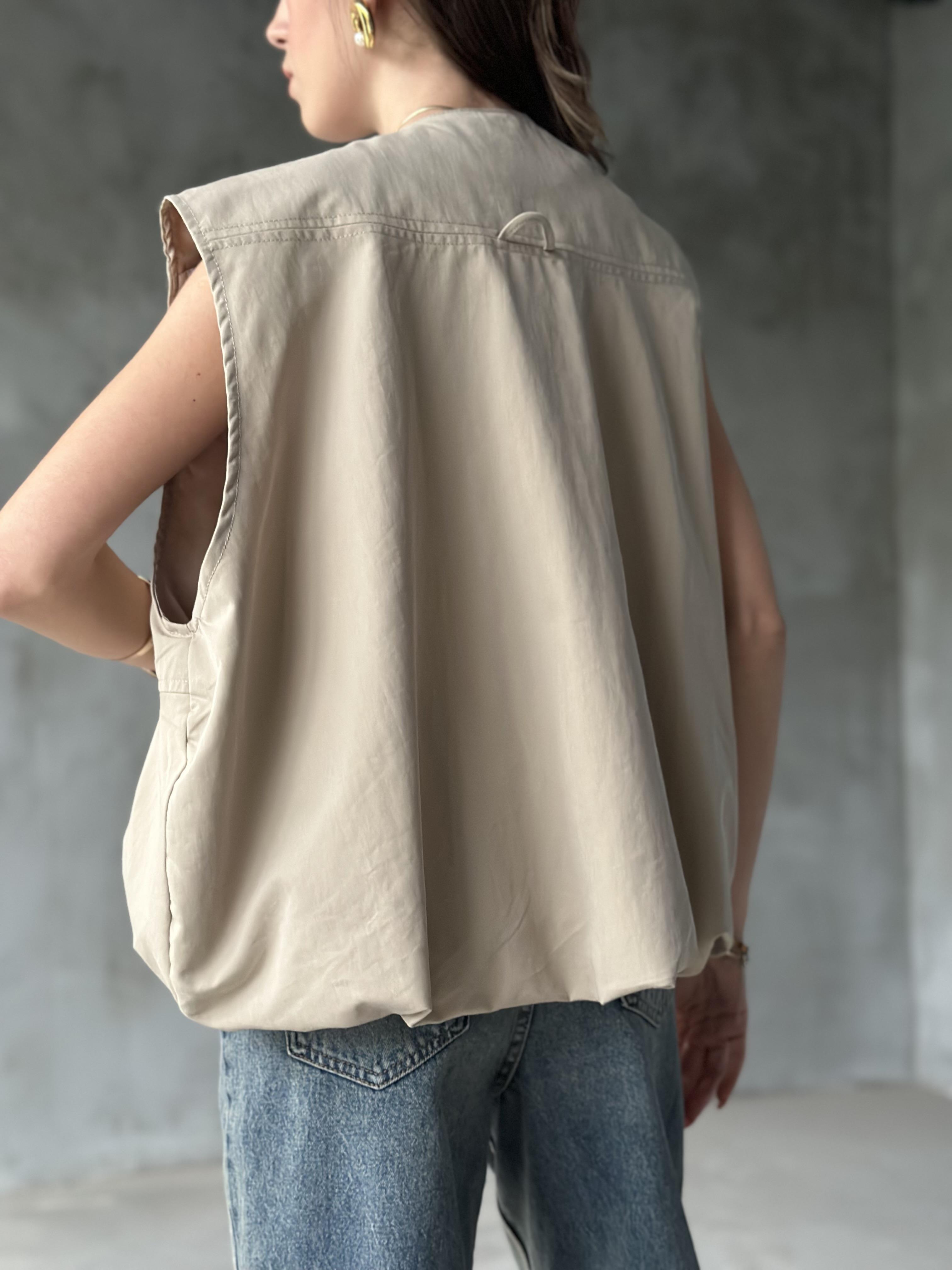 Hardy Bomber Yelek - Bej