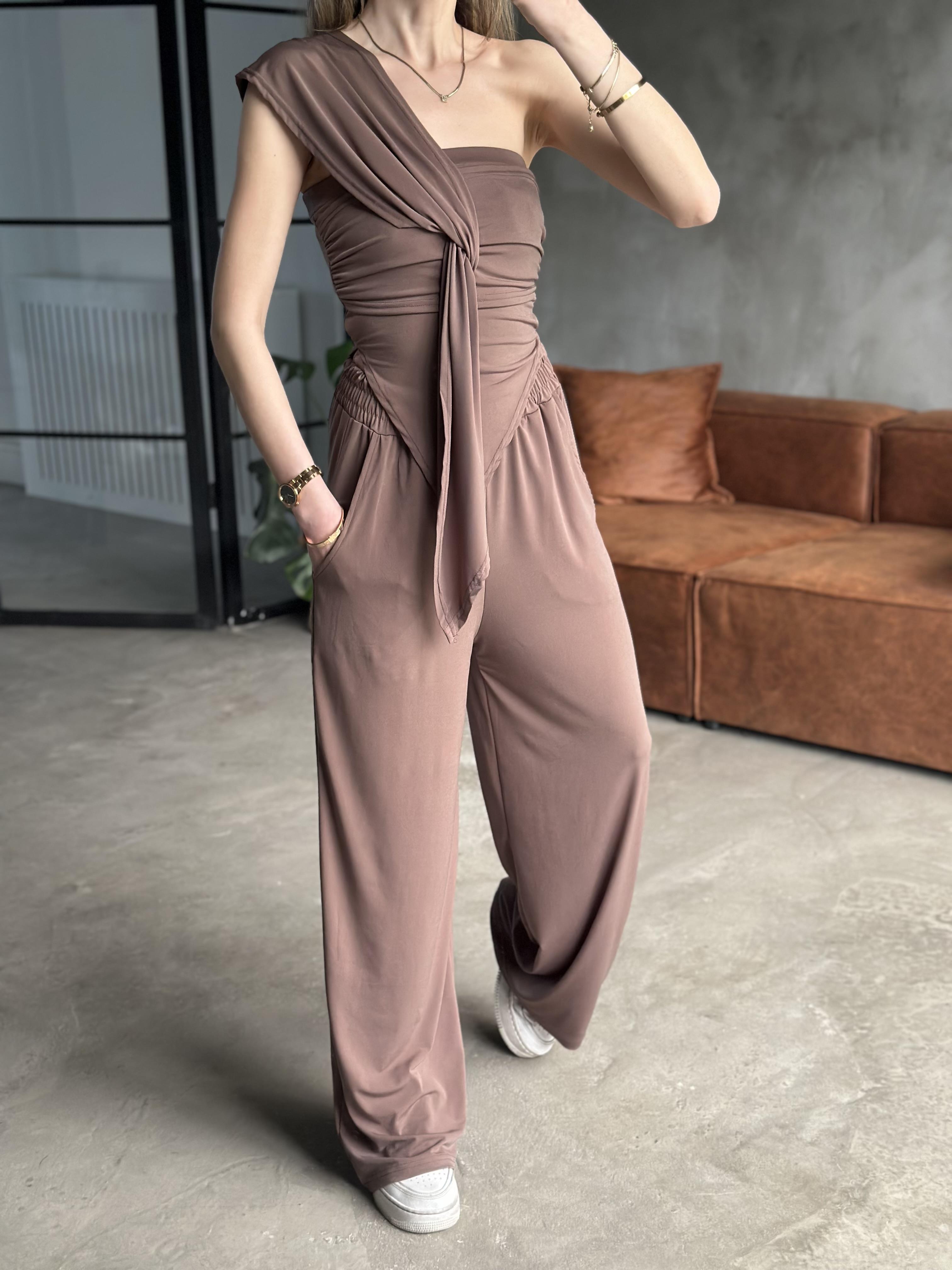 İthal Sandy Kumaş Takım - Vizon