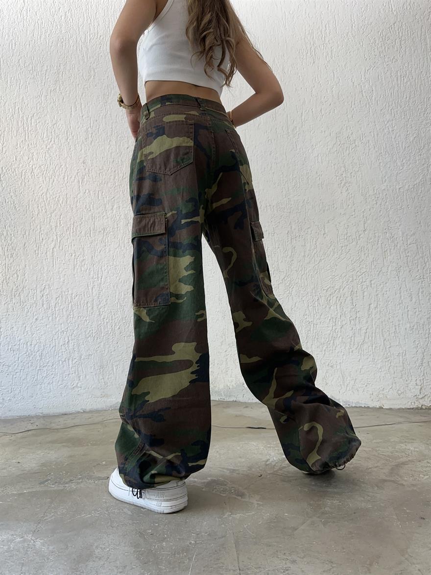 Kamuflaj Kargo Jean