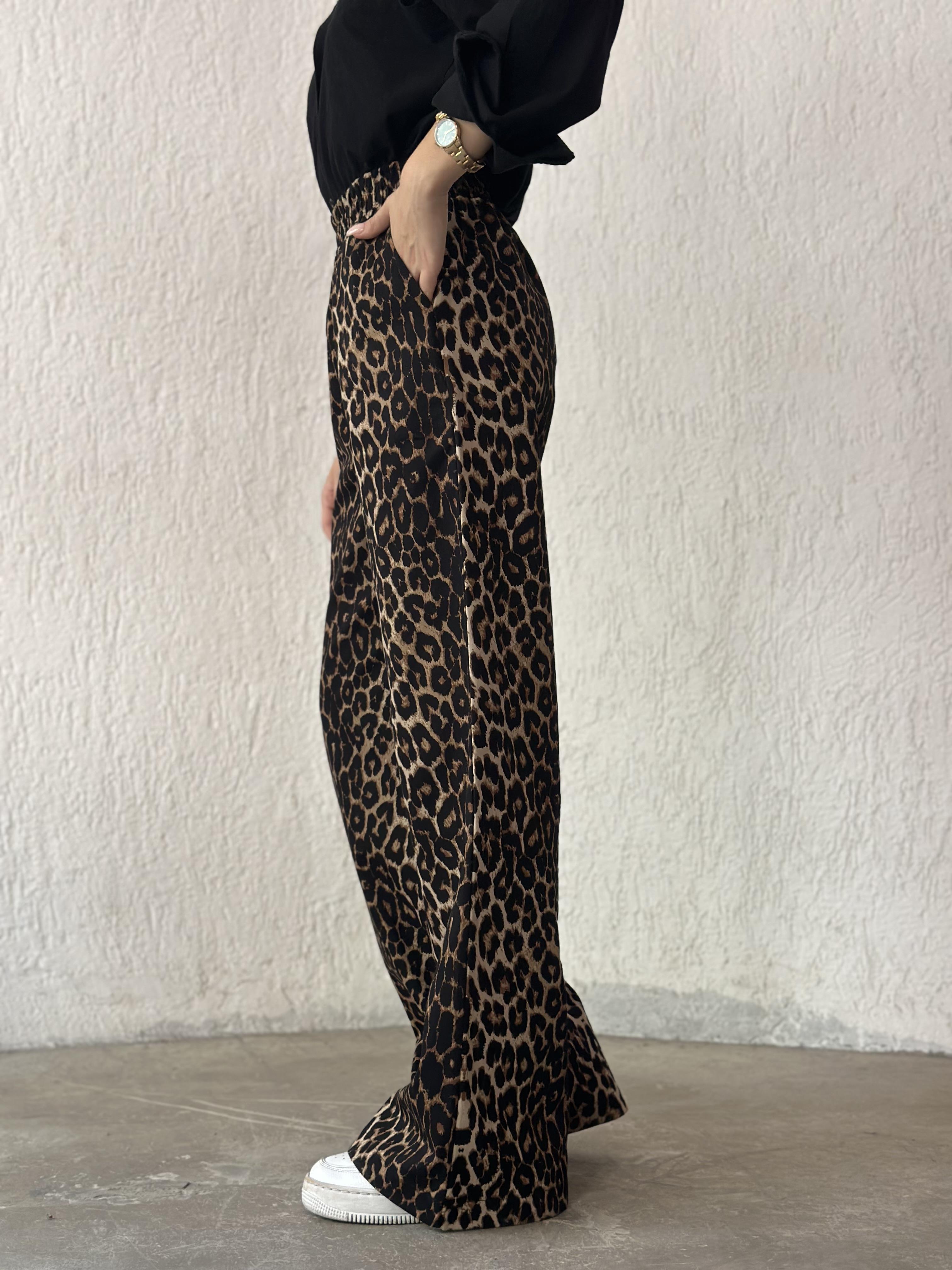 Leopar Gabardin Palazzo 