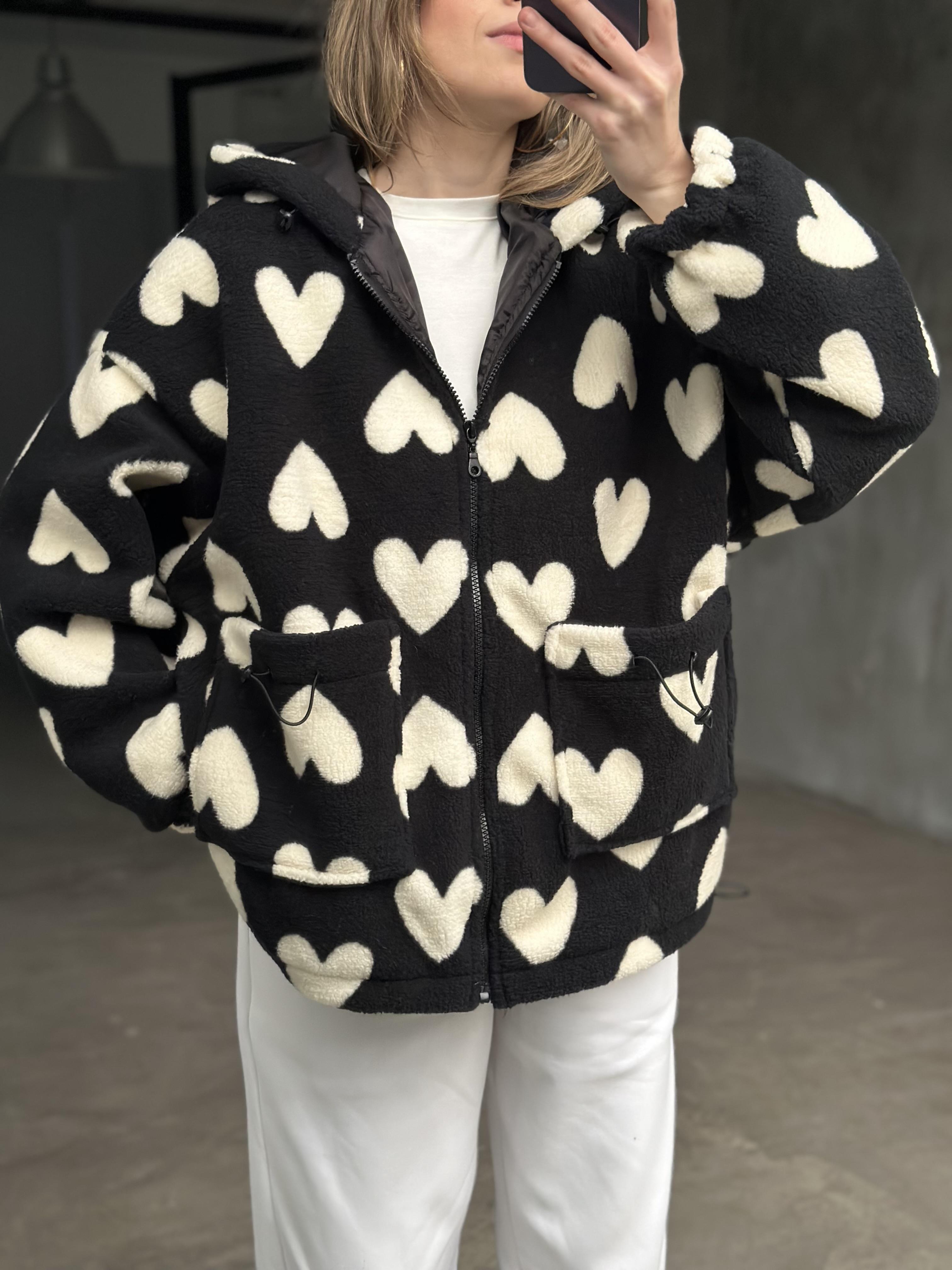 Love Kalpli Teddy Mont - Siyah
