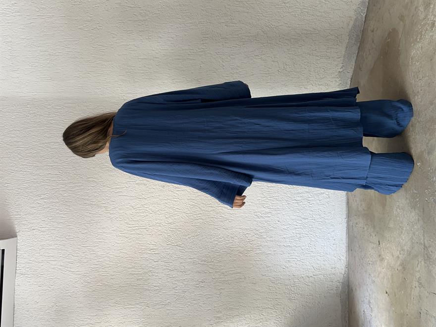 Kimono Gofre Takım  - Mavi
