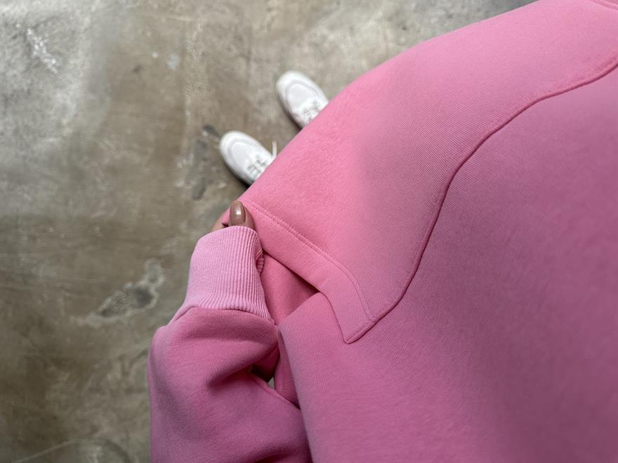 Oversize Basic Eşofman Takımı - Pembe