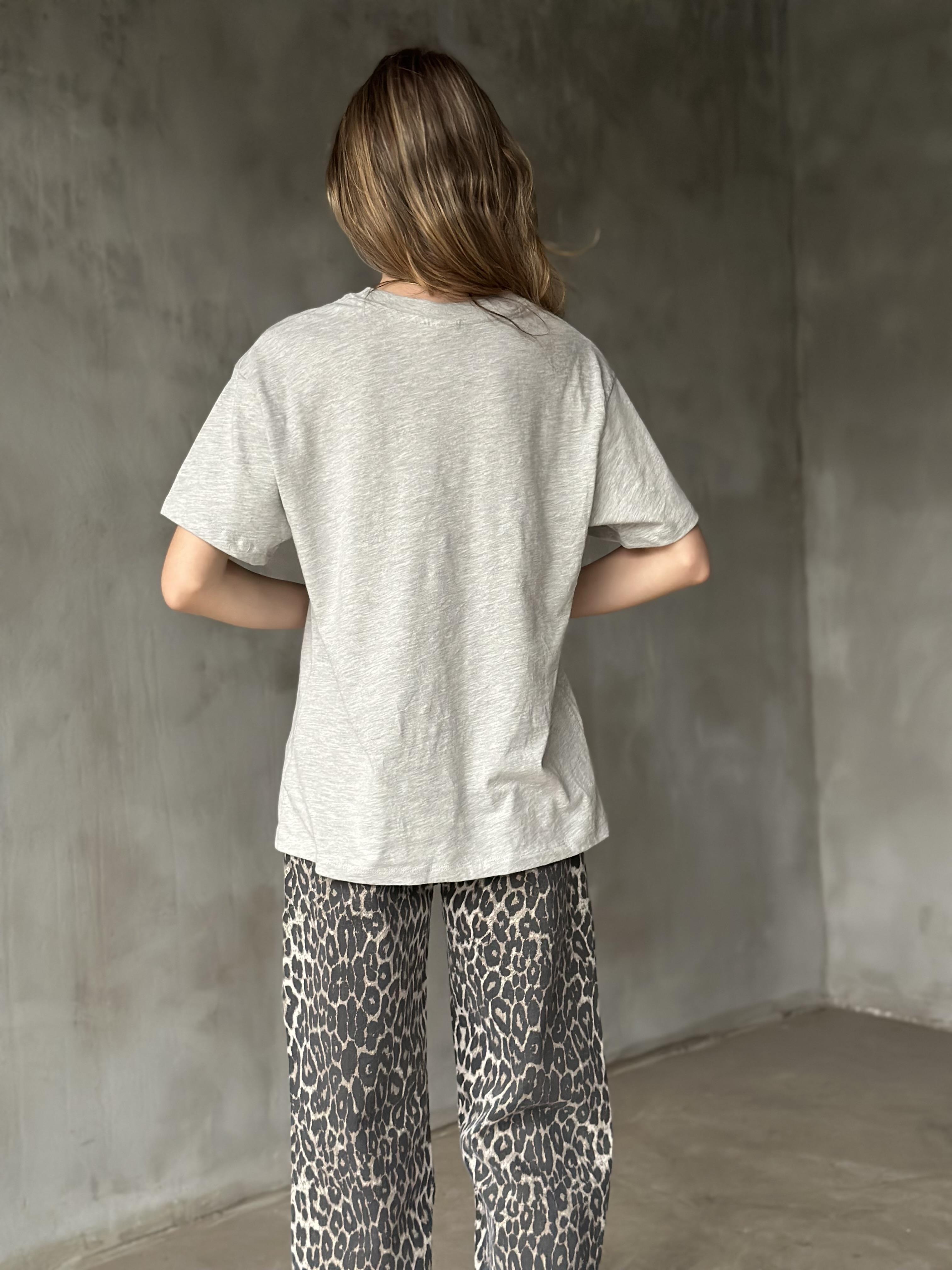 Oversize Harvard Baskılı T-Shirt