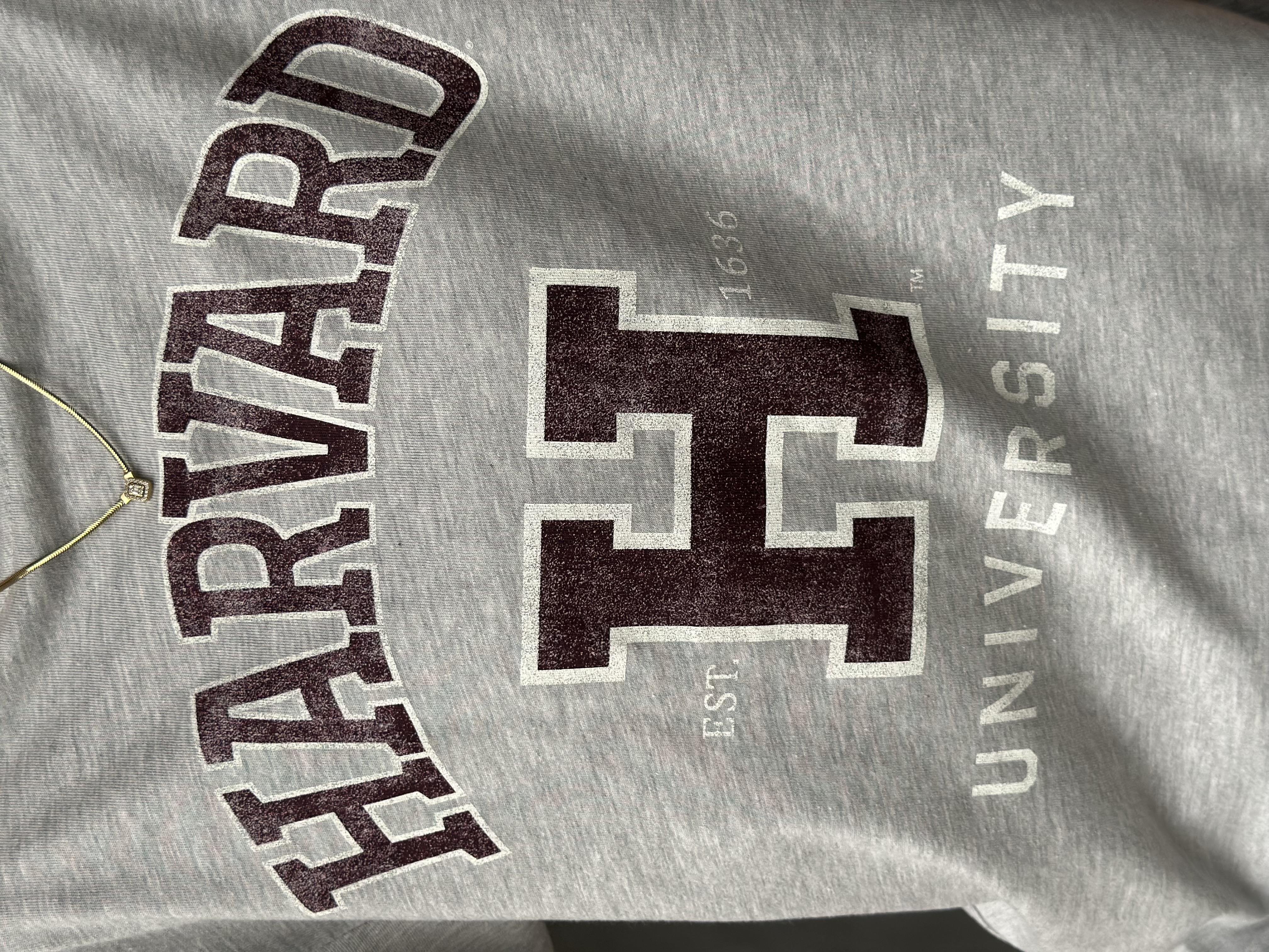 Oversize Harvard Baskılı T-Shirt