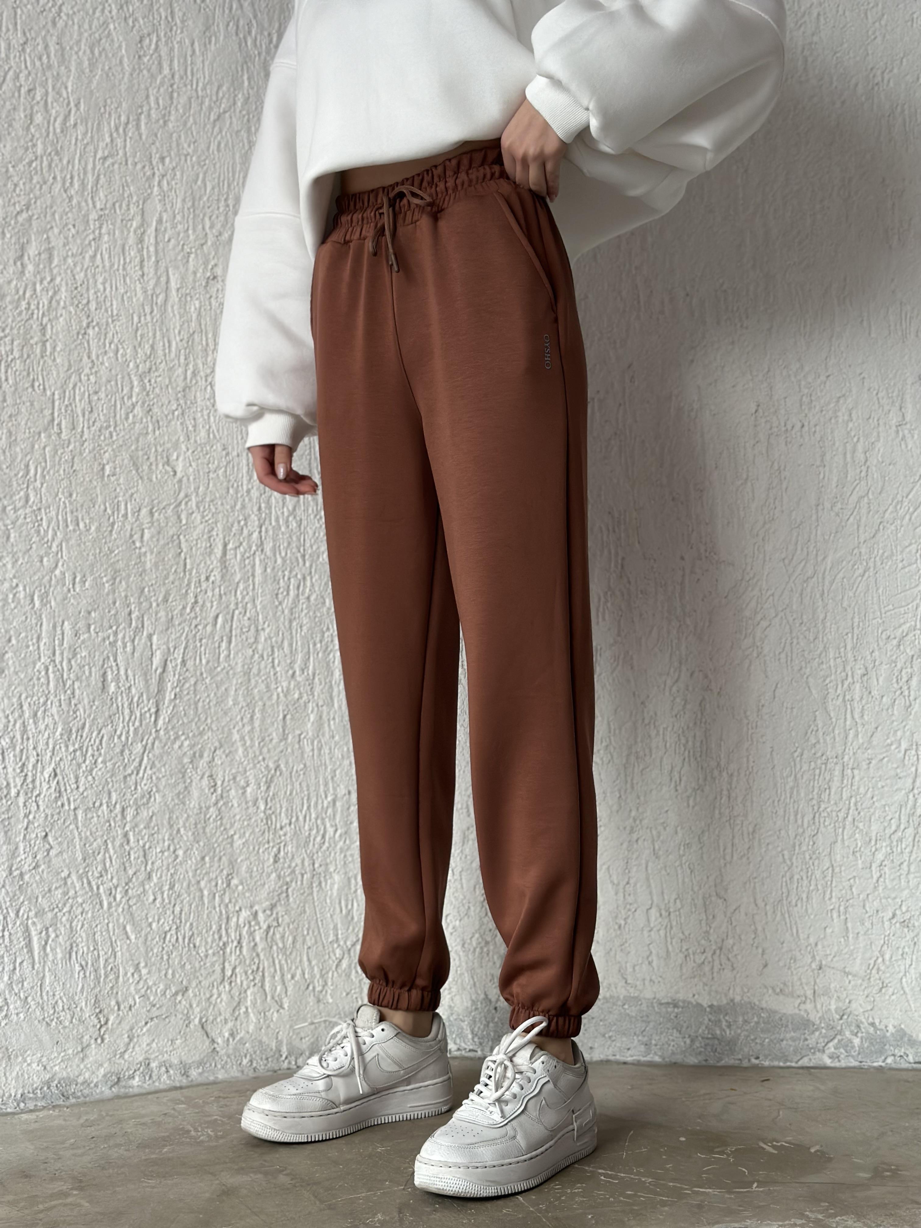  Jogger Eşofman Altı - Kahverengi