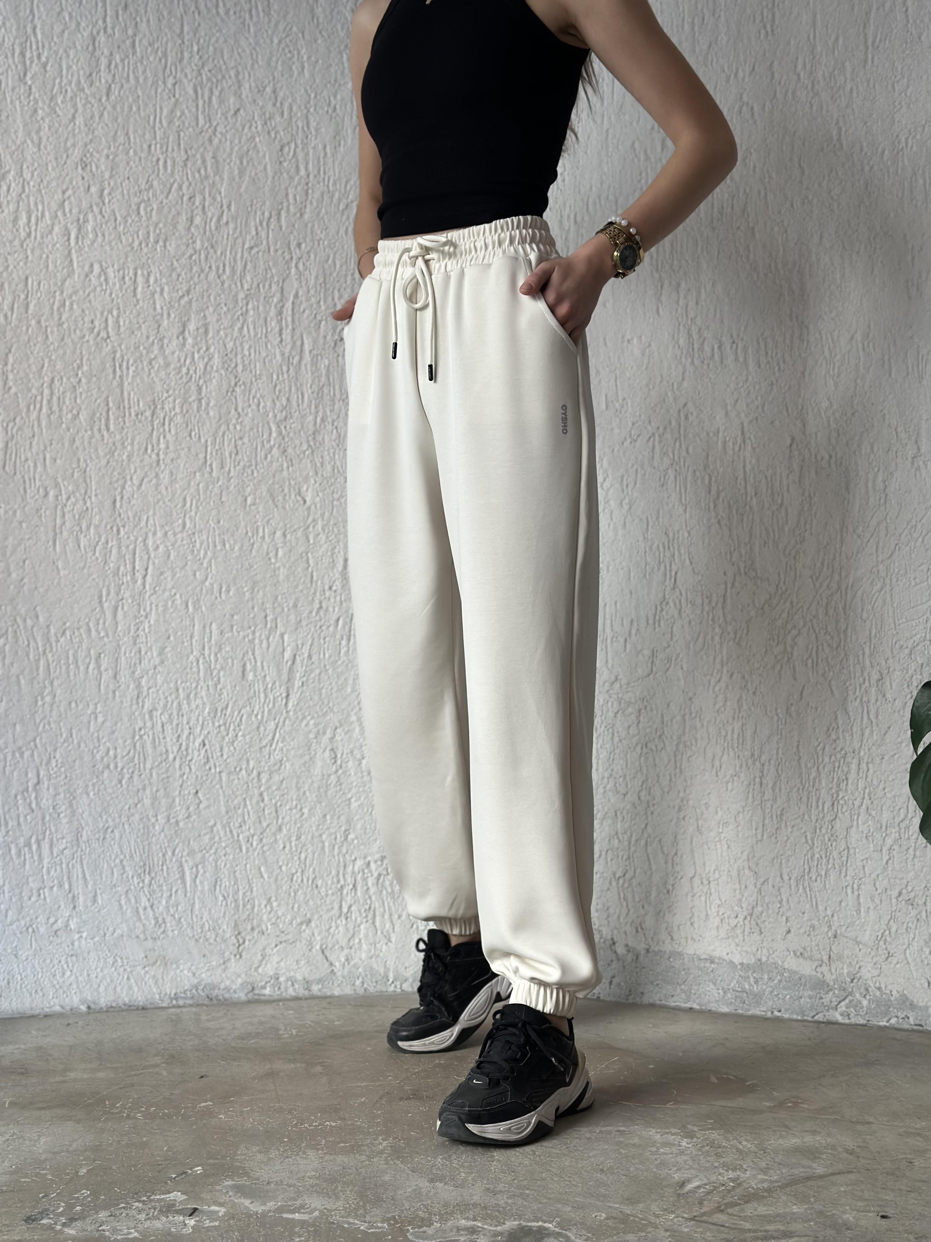 Oysho Jogger Pantolon - Beyaz