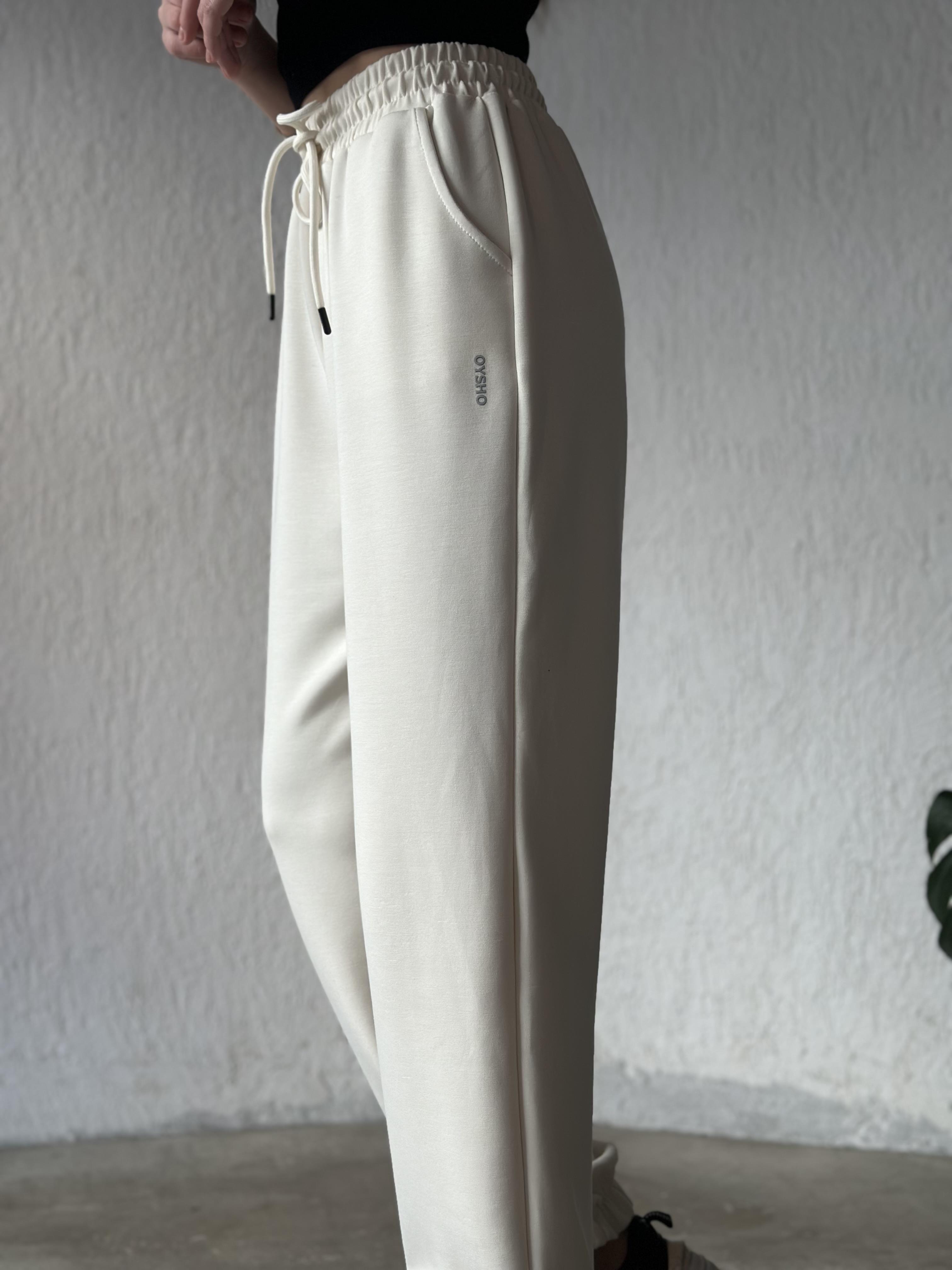 Oysho Jogger Pantolon - Beyaz
