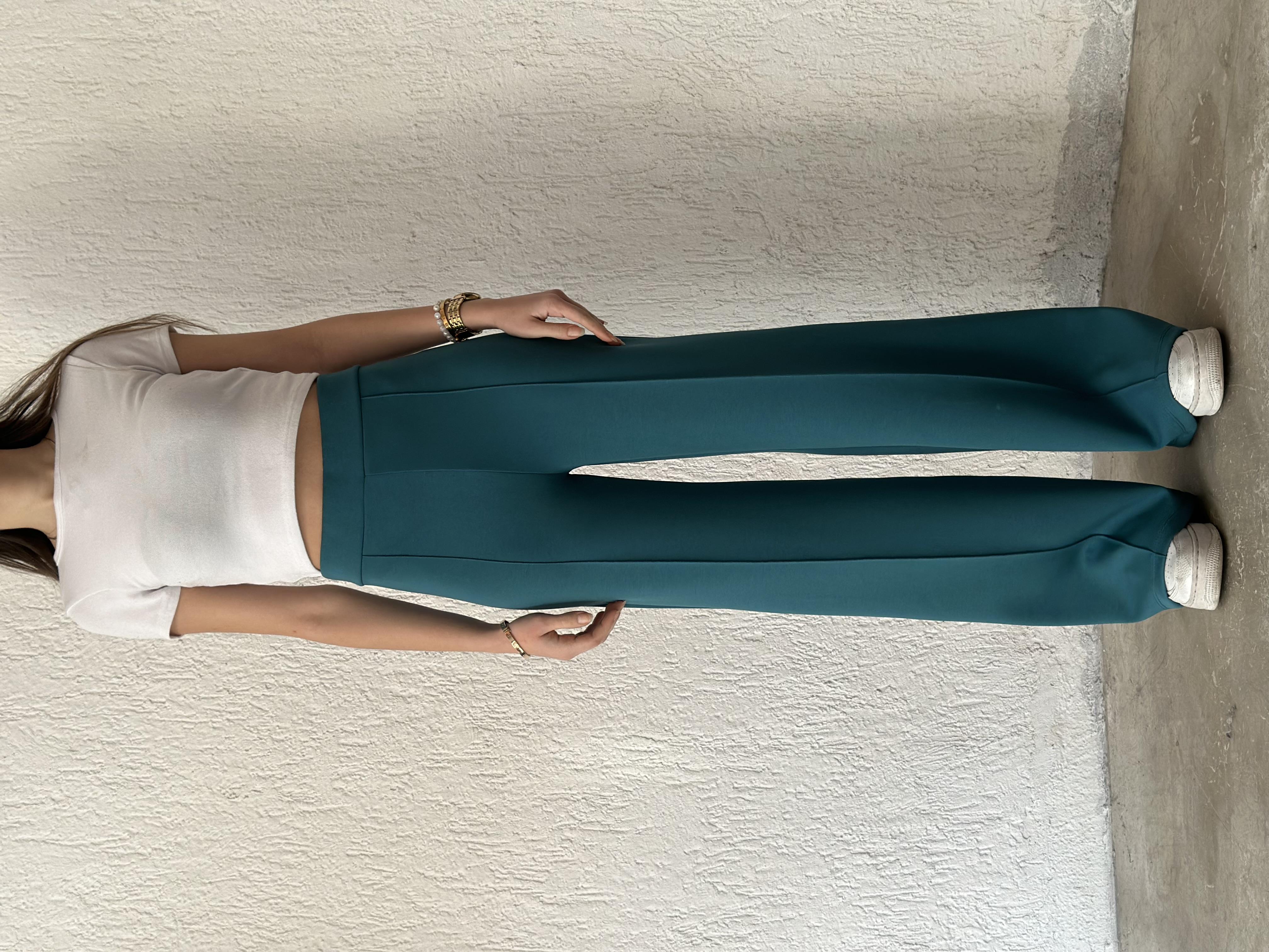 Oysho Palazzo Pantolon - Petrol