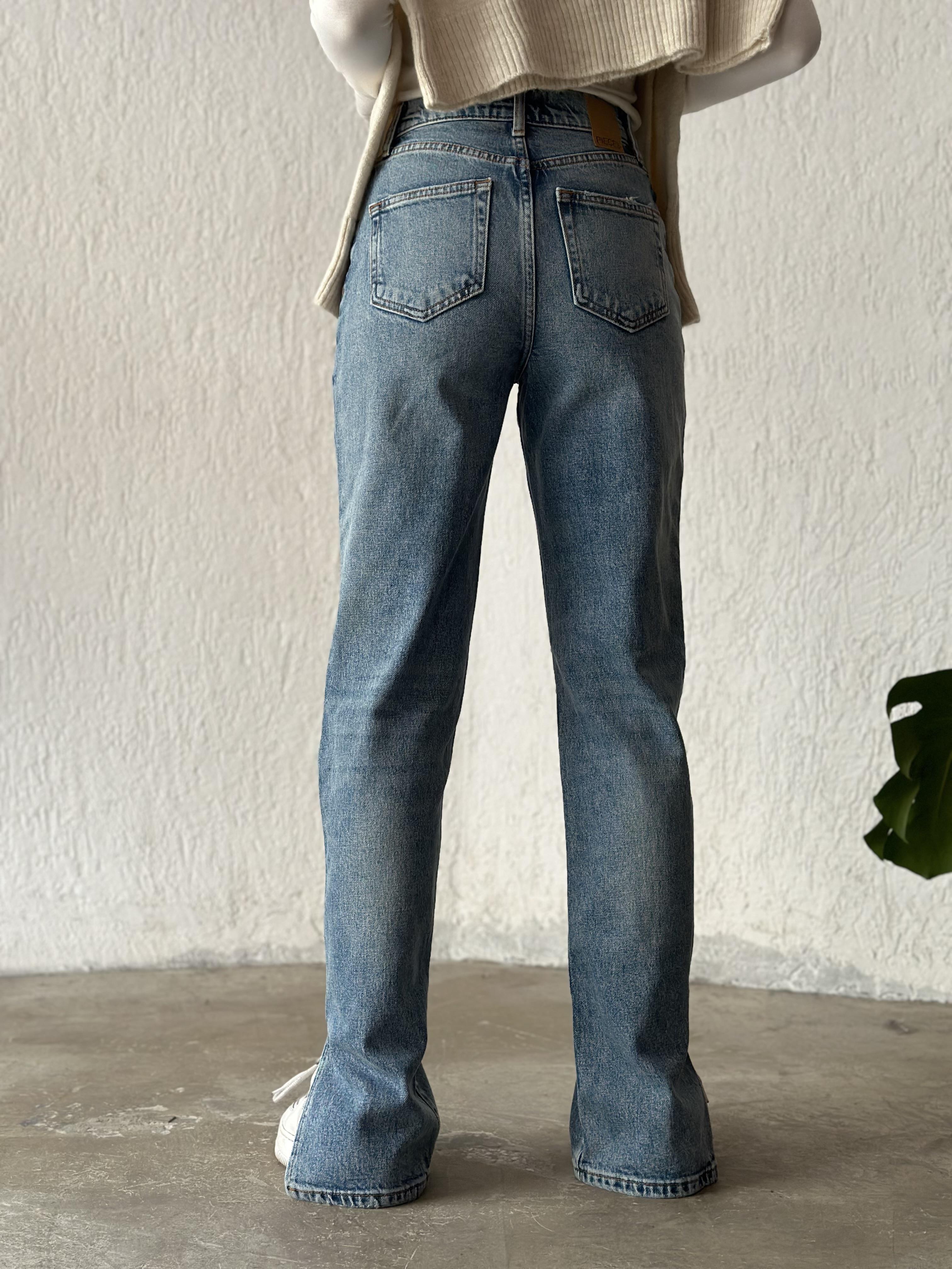 Paça Detay Orj. Düz Kesim Jean