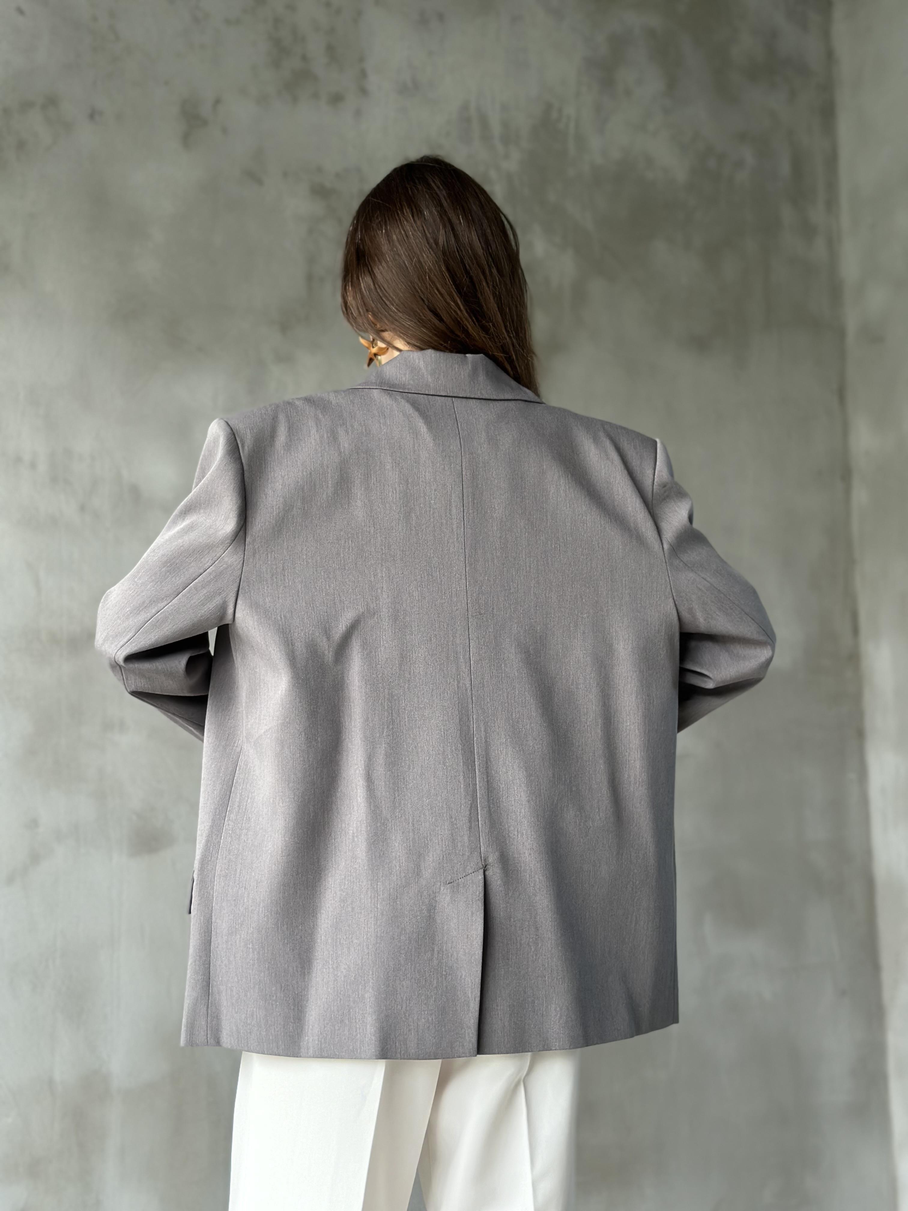 Perry Gri Oversize Blazer Ceket