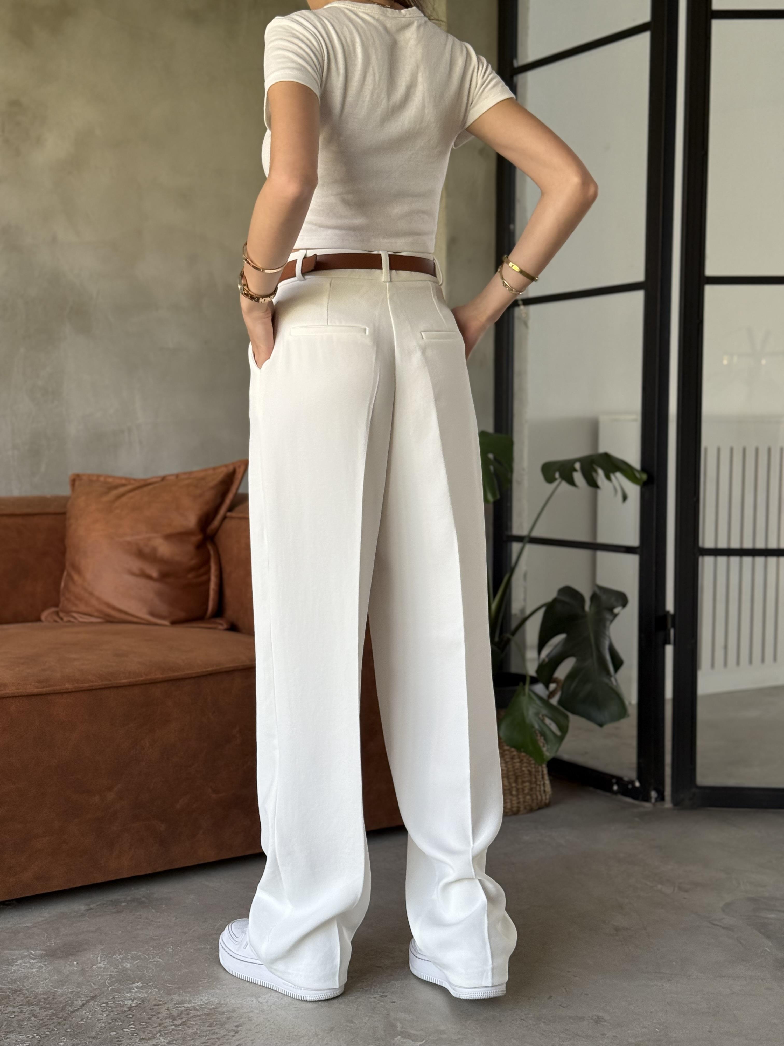Perry Premium Pensli Palazzo Beyaz