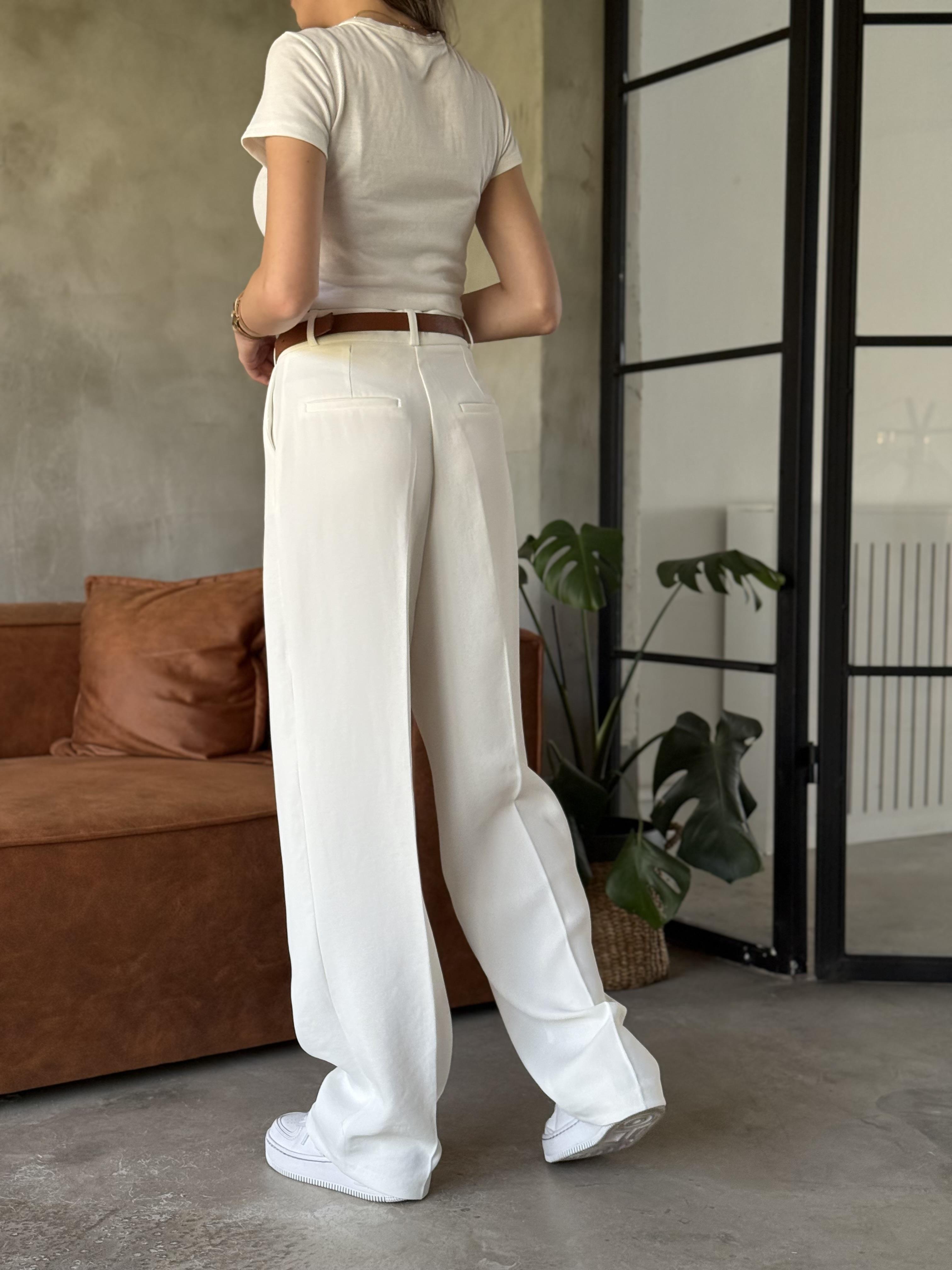 Perry Premium Pensli Palazzo Beyaz
