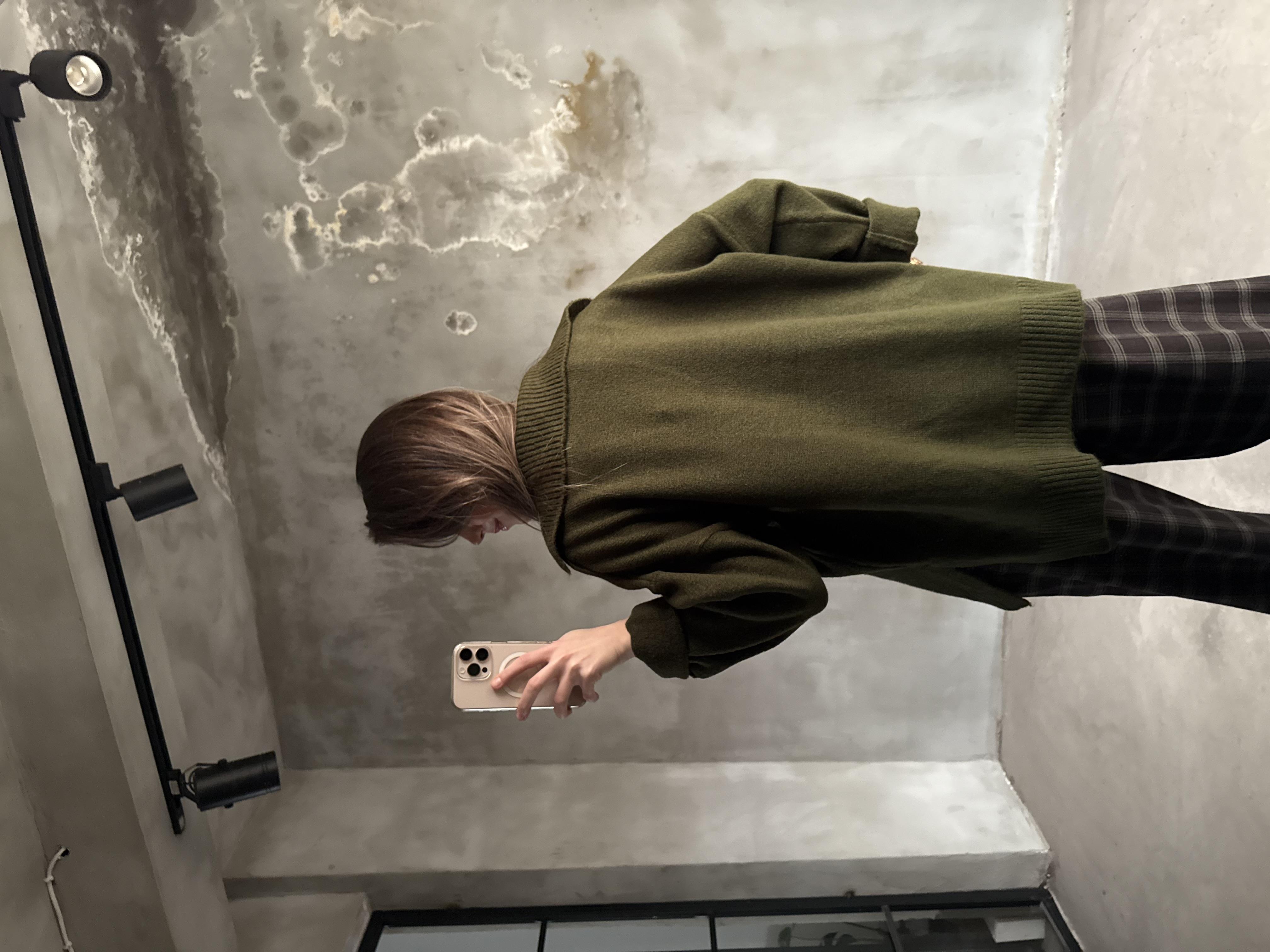 Polo Yaka Oversize Kazak Haki 