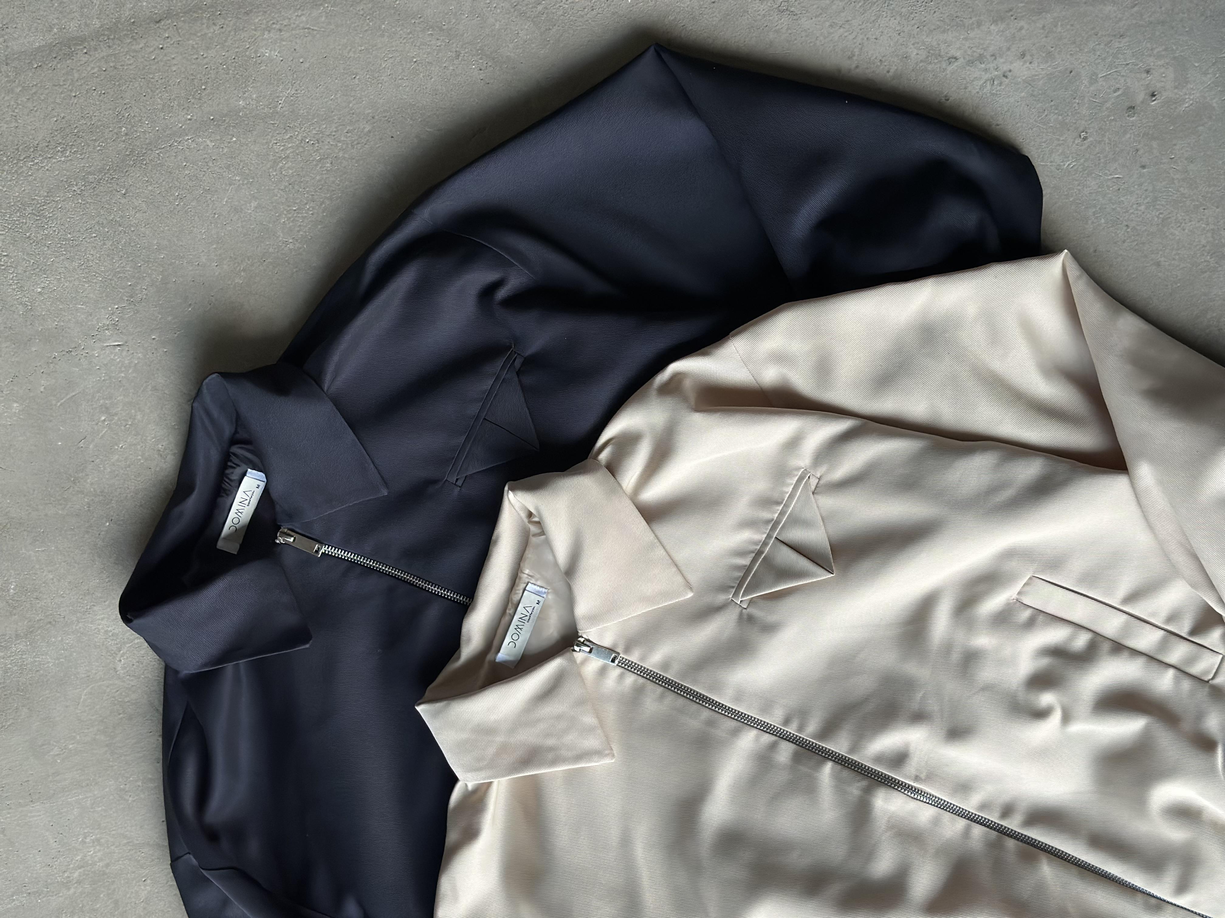 Premium Kalite Astarlı Bomber Ceket - Lacivert