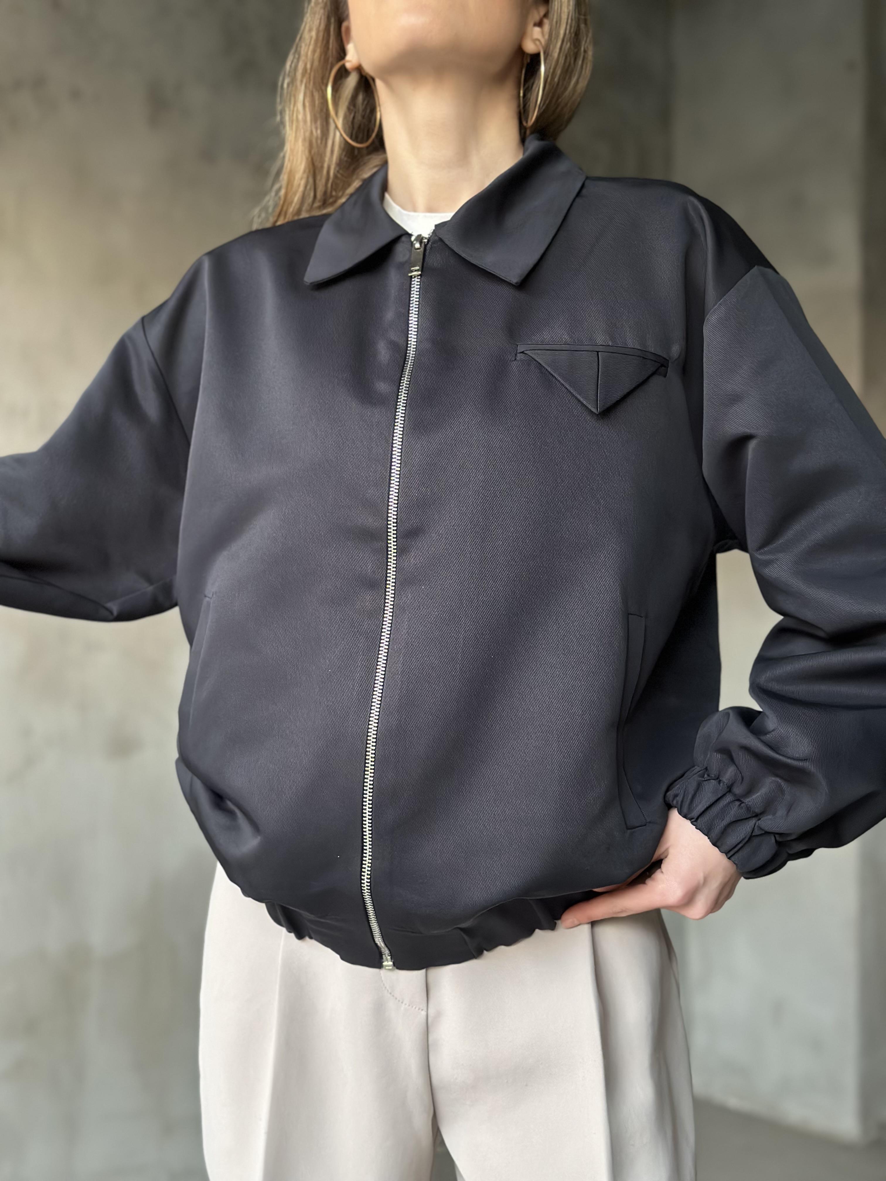 Premium Kalite Astarlı Bomber Ceket - Lacivert