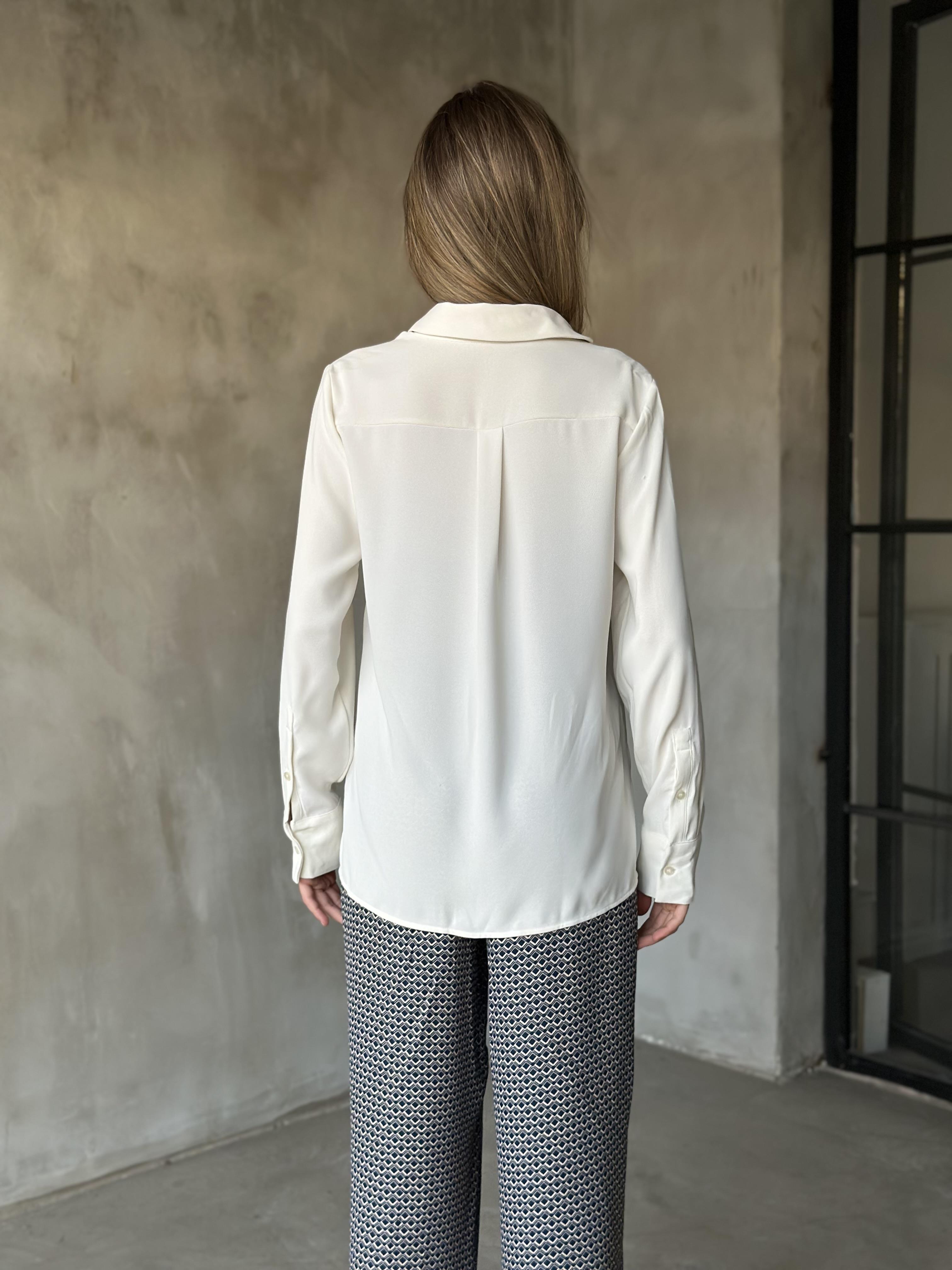 Premium Relaxed Fit Kırık Beyaz Gömlek
