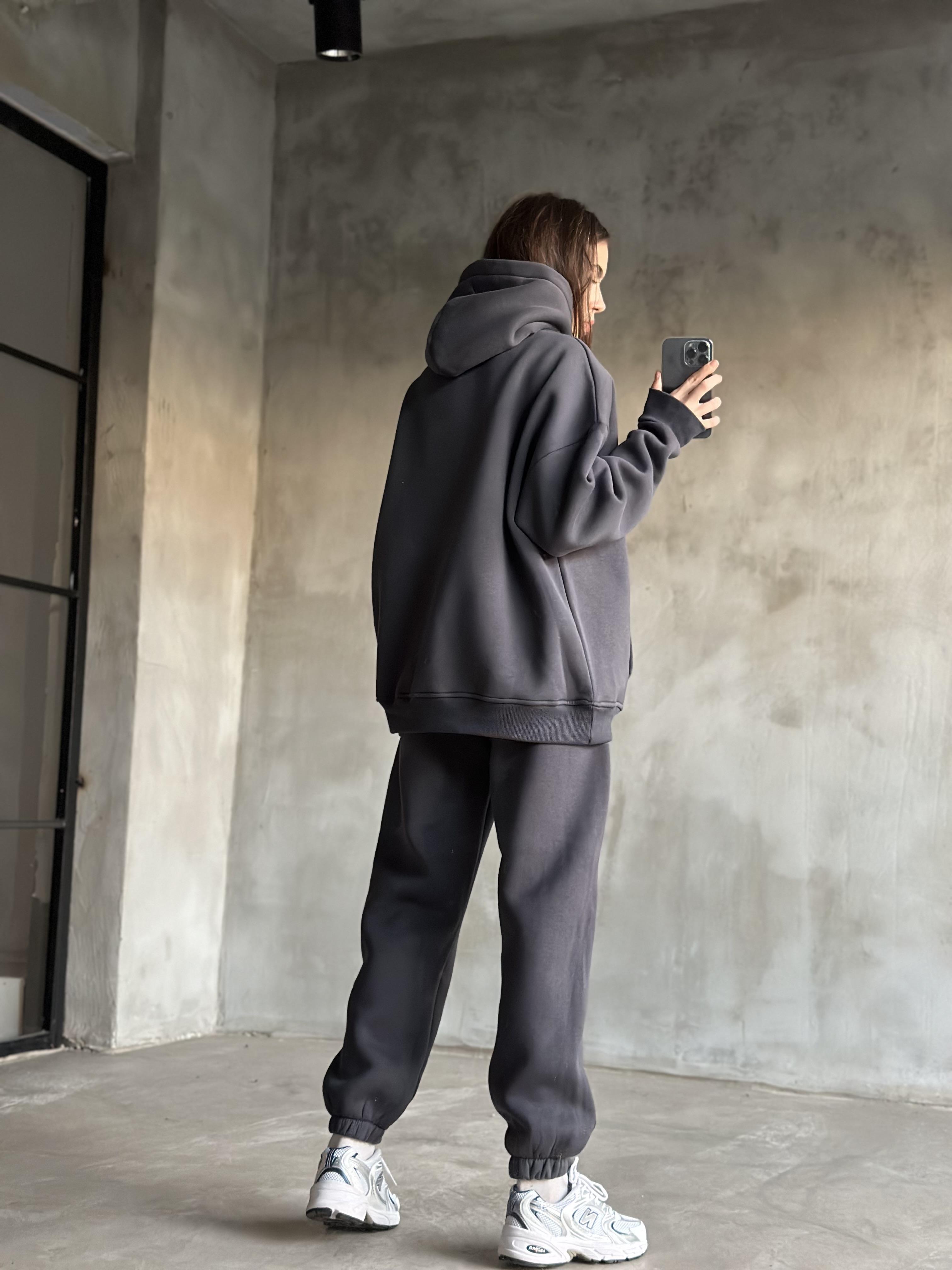 Rope Unisex Oversize Takım - Antrasit