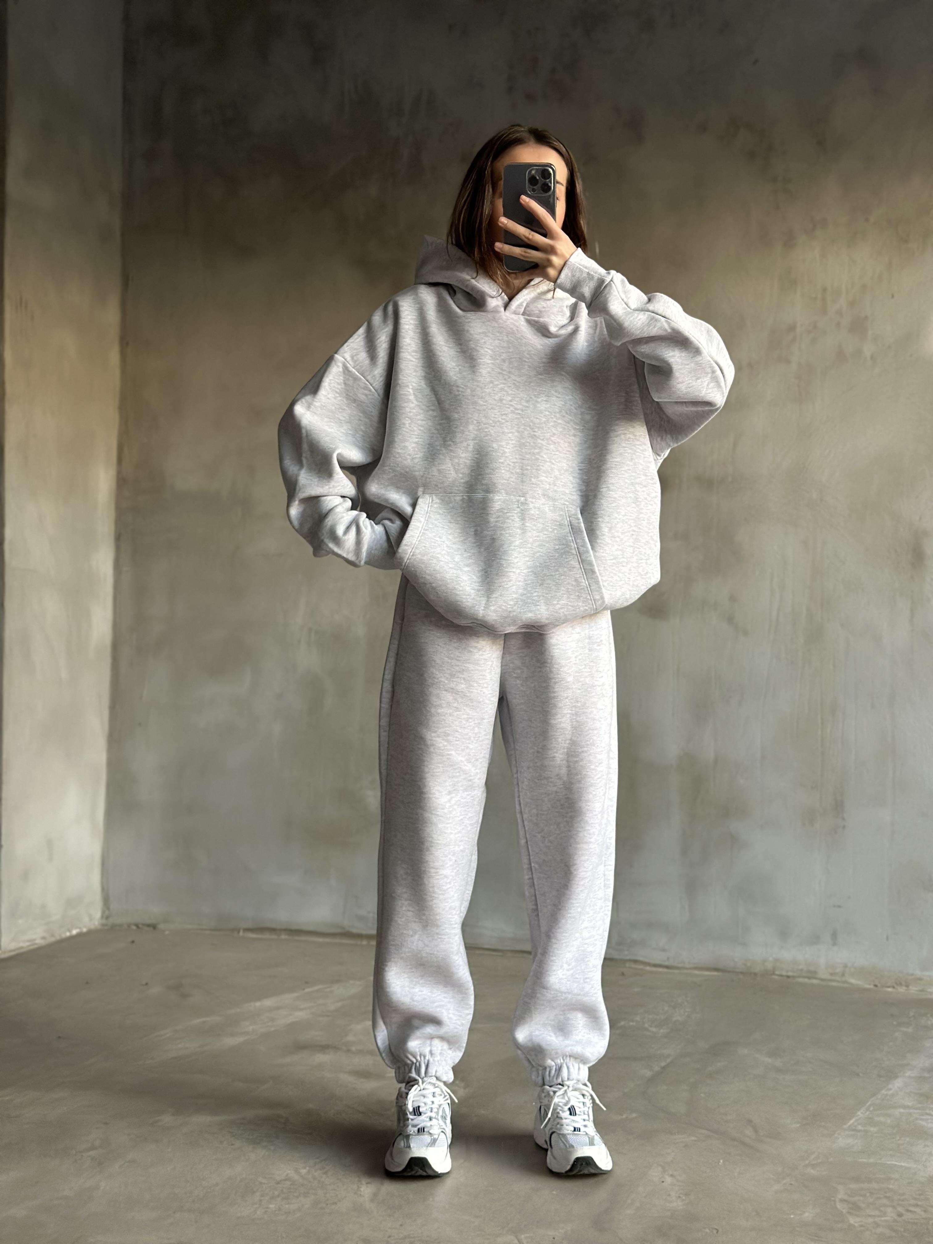 Rope Unisex Oversize Takım - Gri