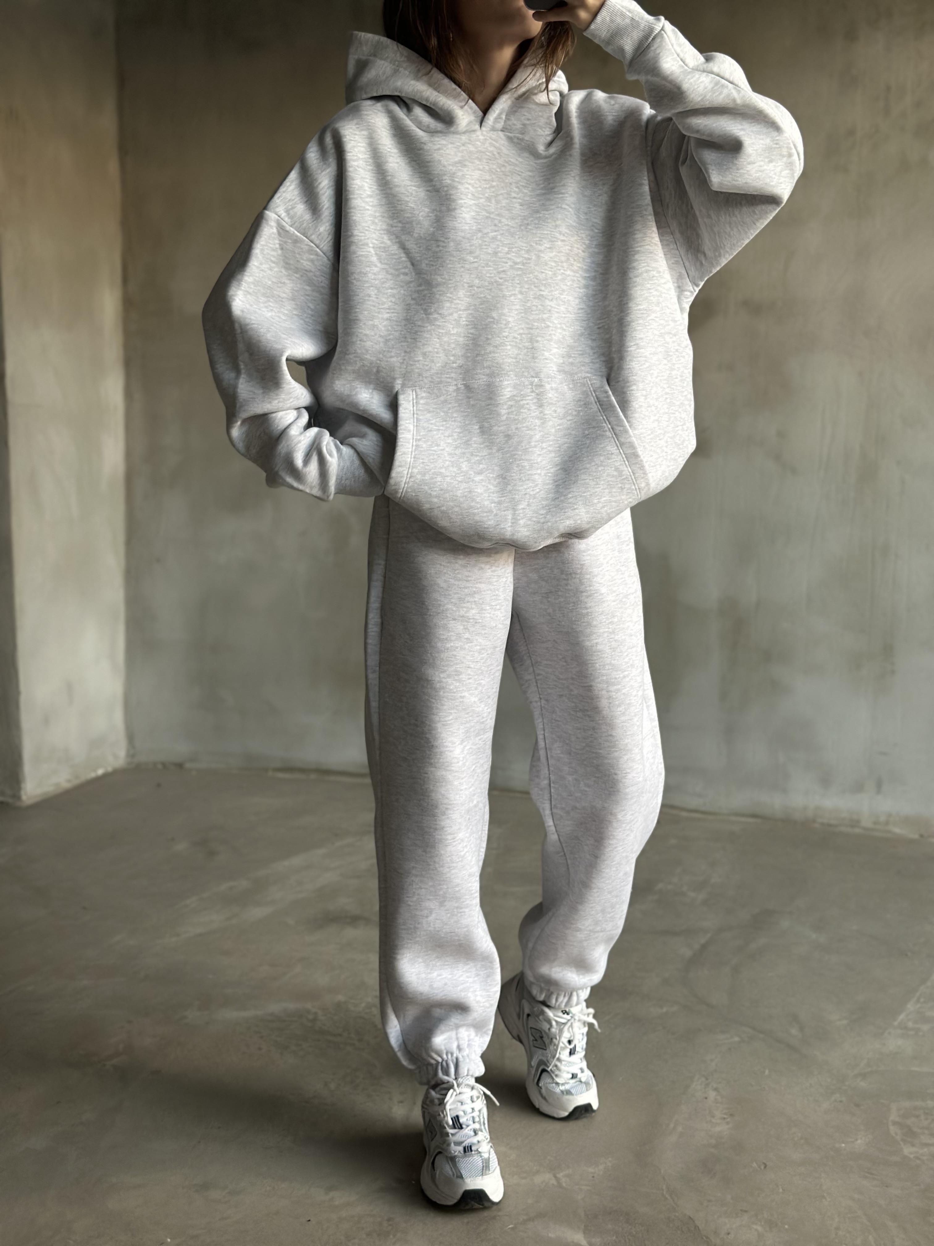 Rope Unisex Oversize Takım - Gri