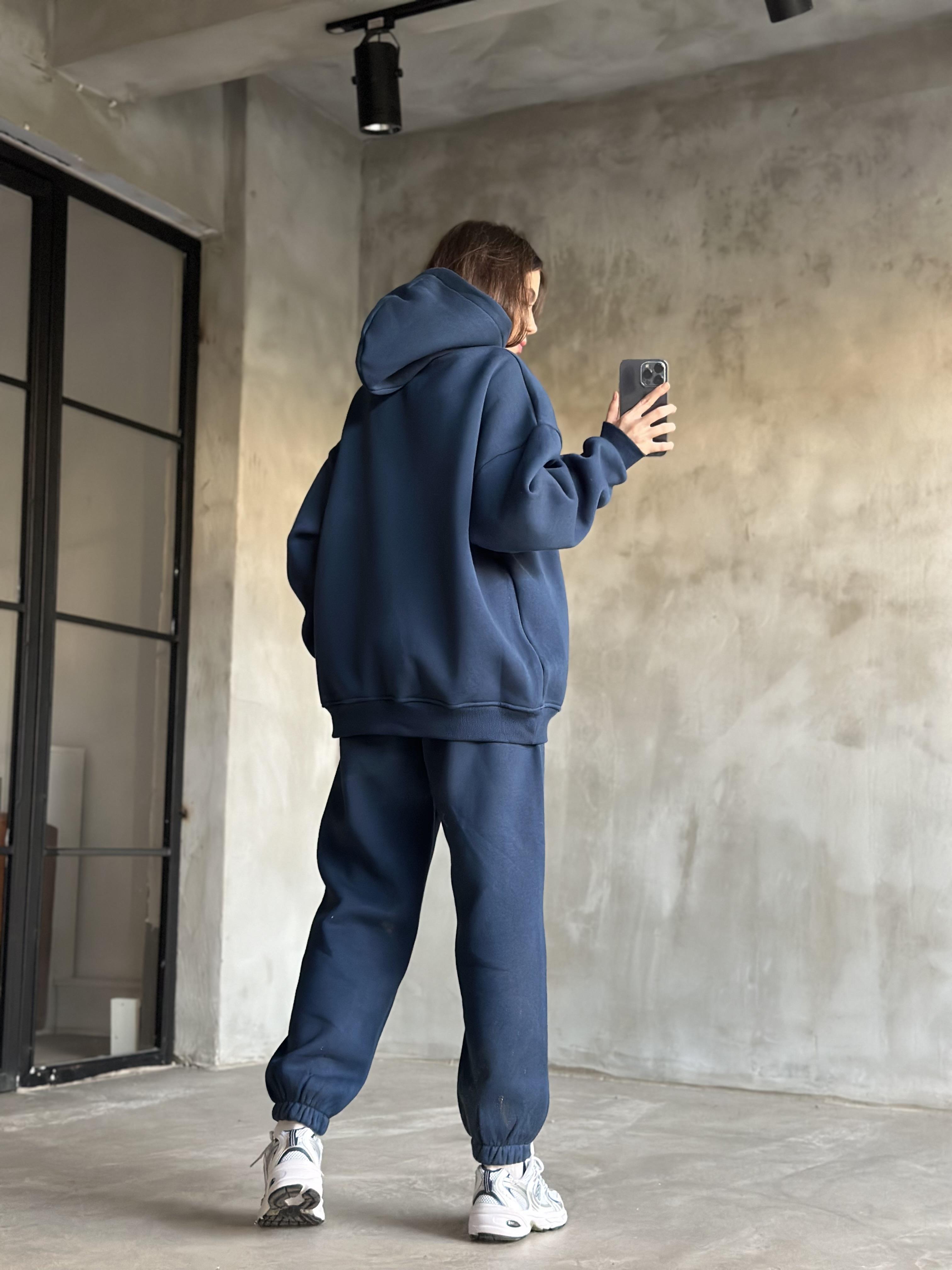 Rope Unisex Oversize Takım - İndigo