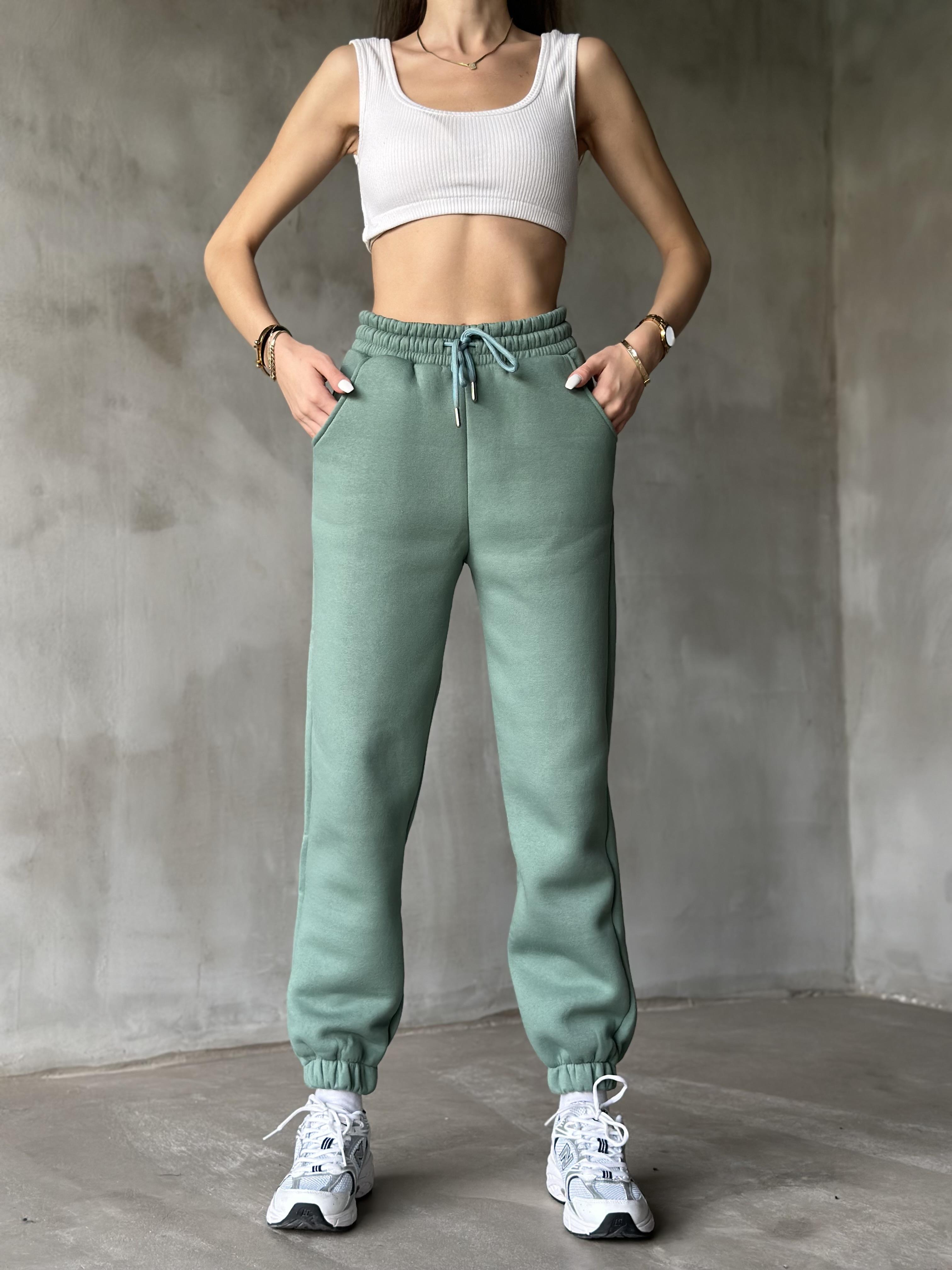 Şardonlu Jogger Eşoofman Altı - Yeşil