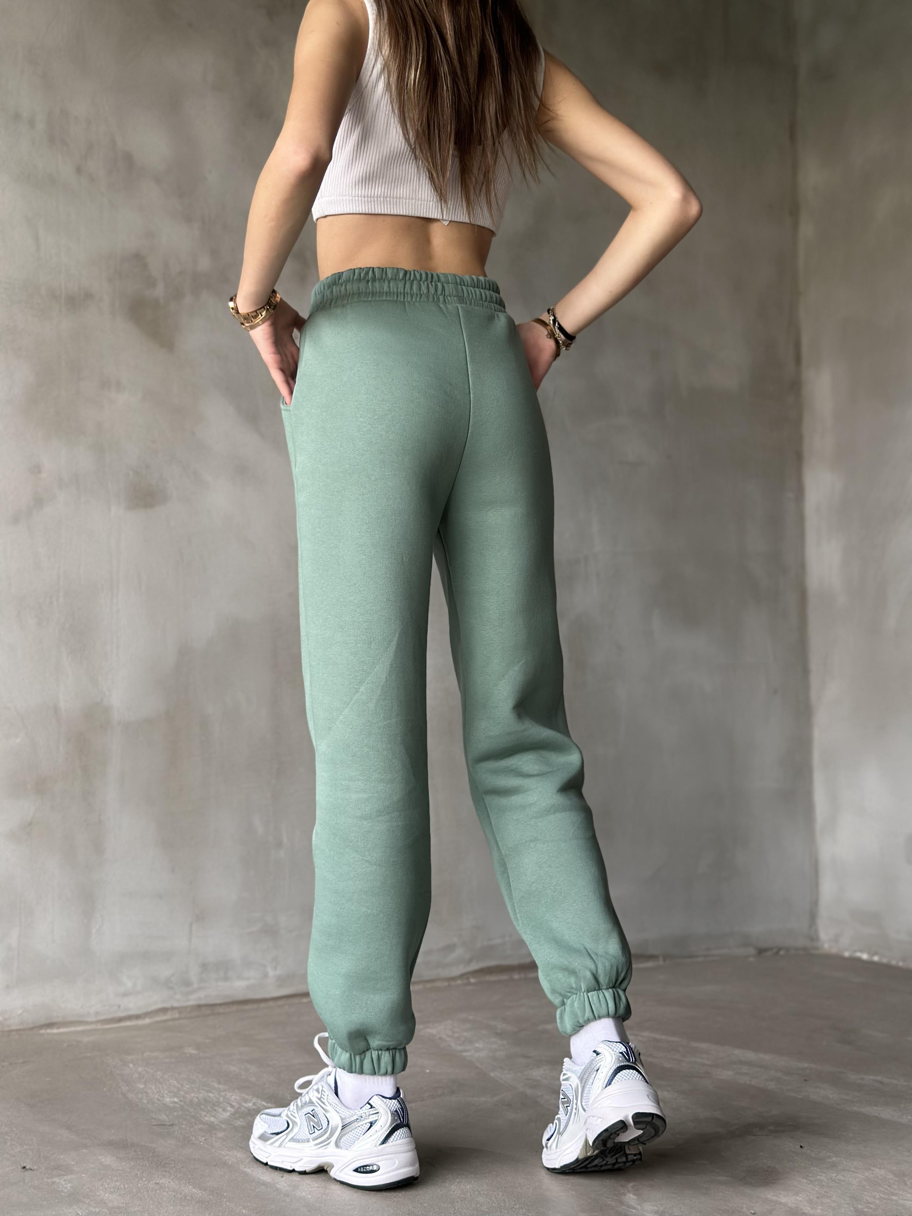 Şardonlu Jogger Eşoofman Altı - Yeşil