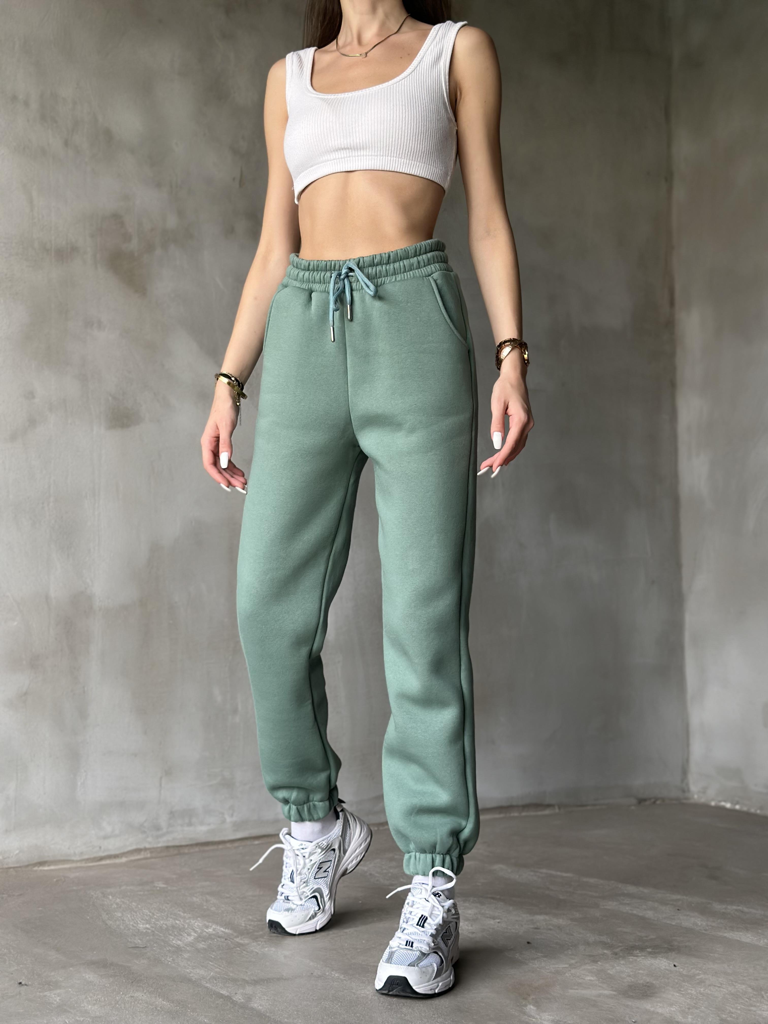 Şardonlu Jogger Eşoofman Altı - Yeşil