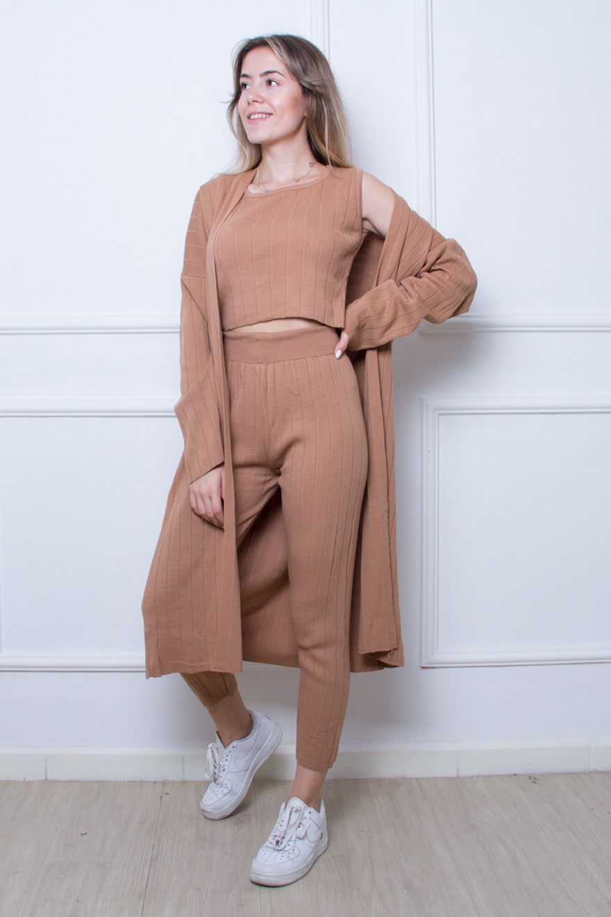Trend Üçlü Takım - Camel