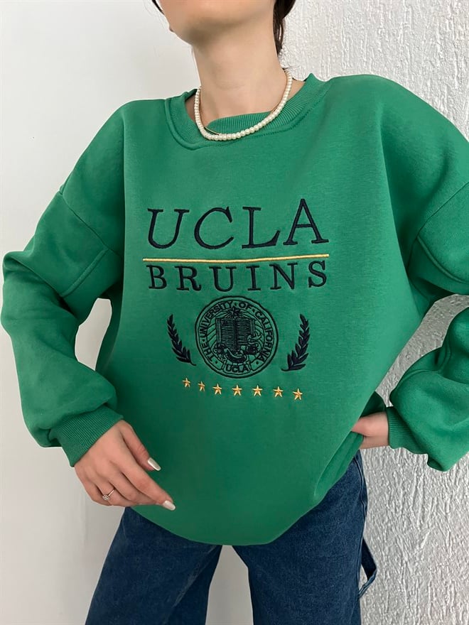 Ucla Oversize Sweatshirt - Yeşil