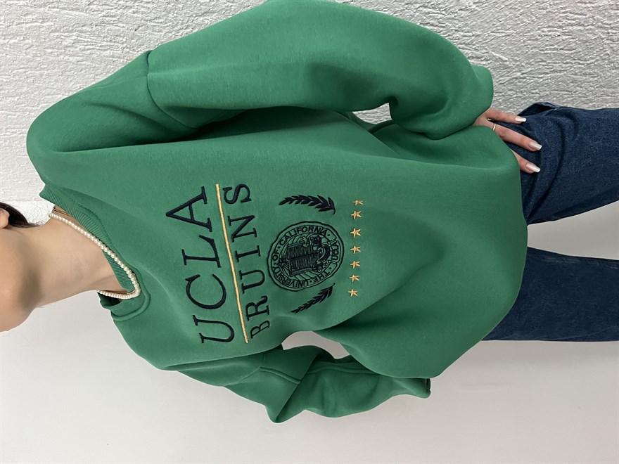 Ucla Oversize Sweatshirt - Yeşil