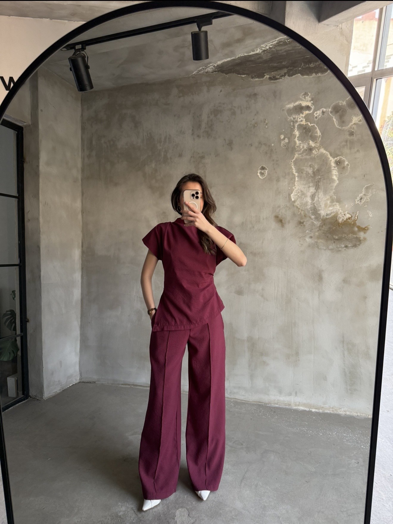 Vatkalı Asimetrik Takım - Mürdüm