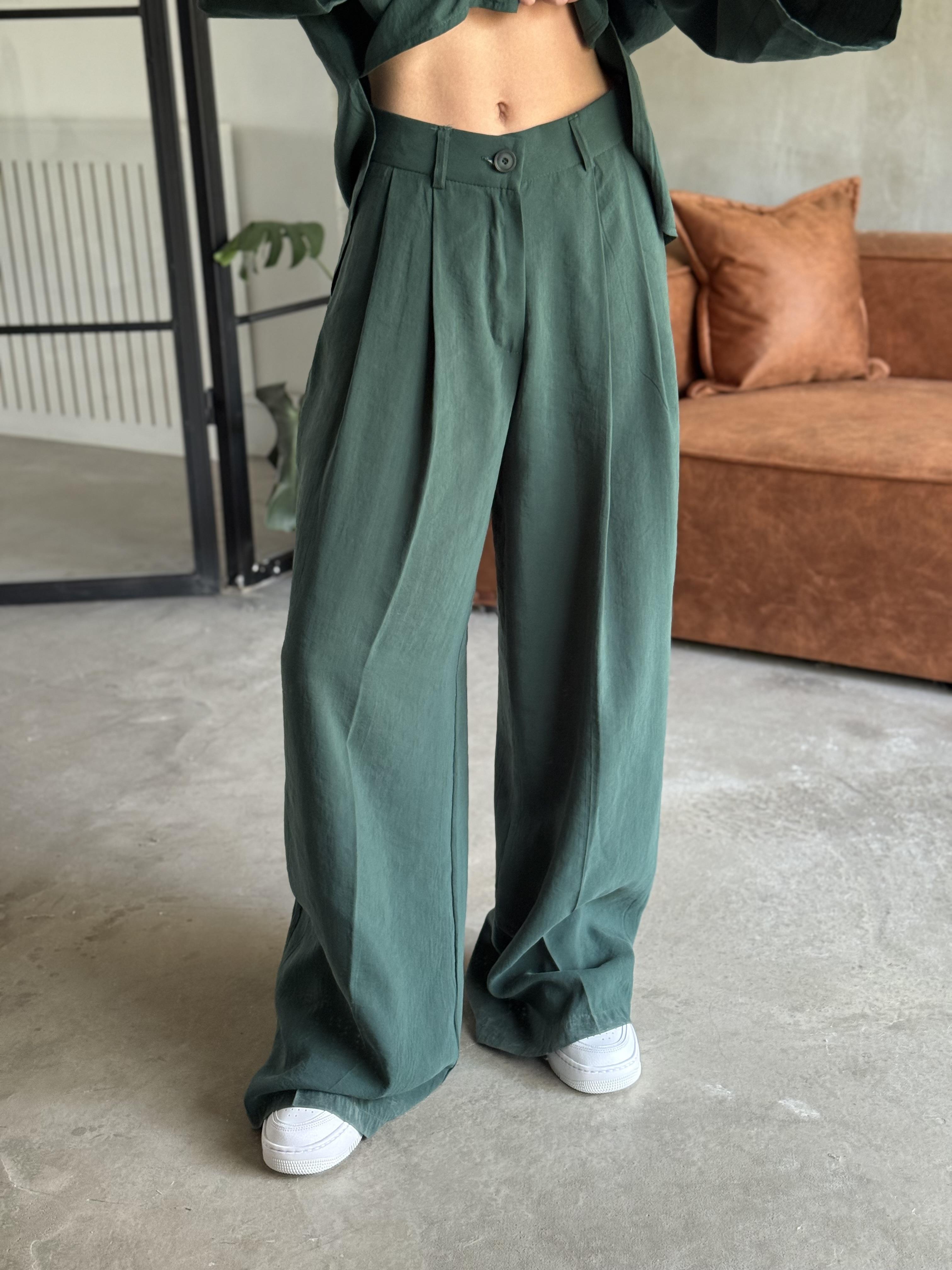 Yeşil Premium Tensel Oversize Takım