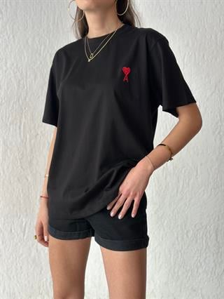 Ami Logo Nakışlı Oversize T-Shirt