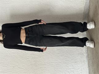 Ayarlanabilir Baggy Jean - Antrasit