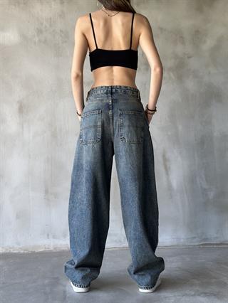 Baggy Balon Jean Tintli