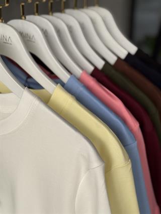 Bisiklet Yaka Basic T-shirt