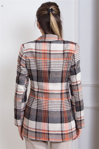 Blazer Ekose Ceket