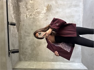 Bomber Balon Trençkot - Bordo