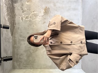 Bomber Balon Trençkot - Camel