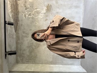 Bomber Balon Trençkot - Camel