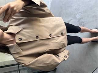 Bomber Balon Trençkot - Camel