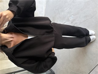 Bomber Ceketli Takım - Siyah