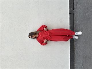 Candy Tensel Oversize Takım - Nar Çiçeği