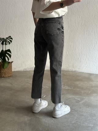 Crop Straight Fit Jean - Antrasit