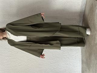 Gabardin Kimono Pantolon İkili Takım - Haki
