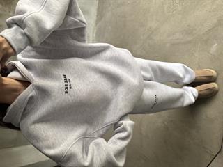 Gri Unisex Base Sıde Oversize Eşofman Takım